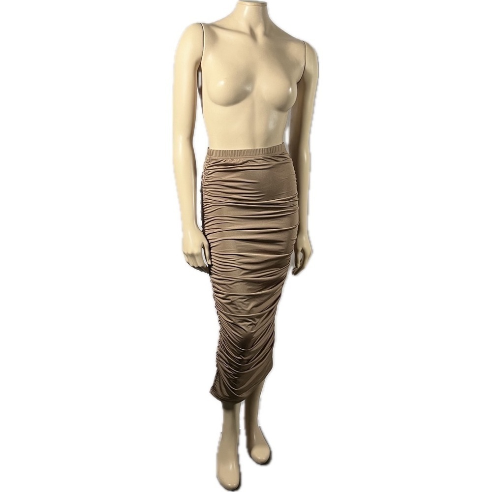 NWT l’agence Otis Rushed Pencil Skirt in Ginger Snap